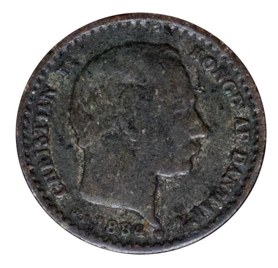 10 ore 1884 Chrystian IX Dania Kopenhaga
