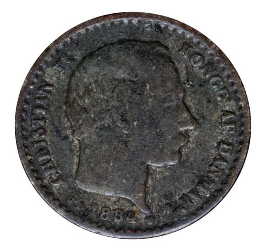 10 ore 1884 Chrystian IX Dania Kopenhaga