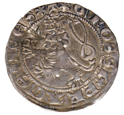 Grosz praski 1310-1346 Jan Luksemburski Czechy Kutna Hora