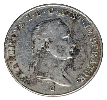 20 krajcarów 1835 Franciszek Józef I Austria Praga C