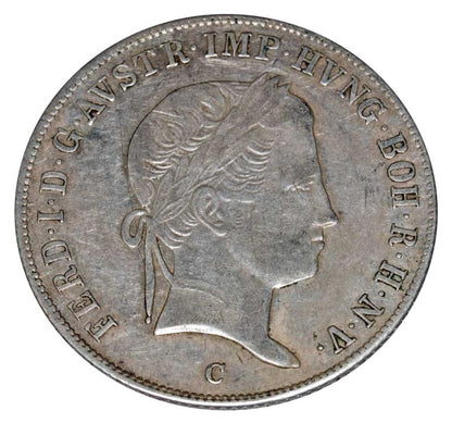 20 krajcarów 1845 Ferdynand I Habsburg Austria Praga C