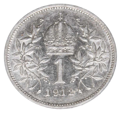 1 korona 1912 Franciszek Józef I Austria Wiedeń