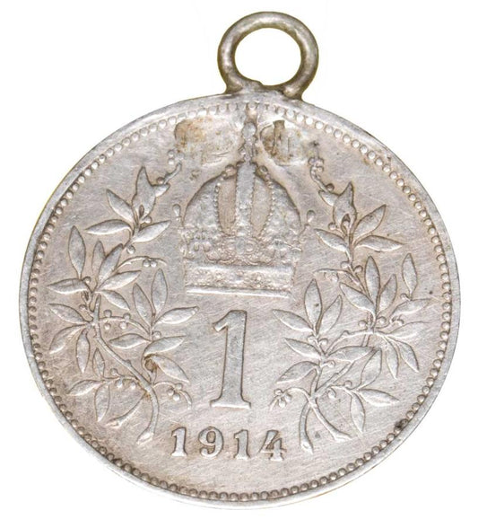 1 korona 1914 Franciszek Józef I Austria Wiedeń